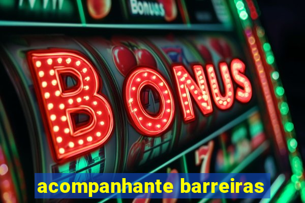 acompanhante barreiras